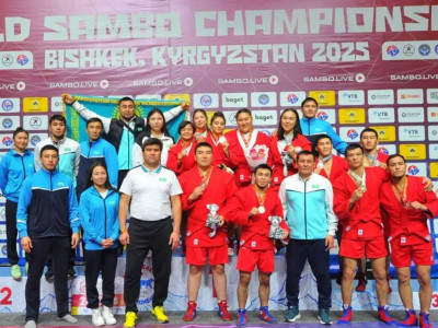 Қазақстан құрамасы самбодан әлем чемпионатында екінші орынға ие болды