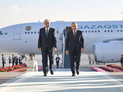 Қасым-Жомарт Тоқаев Өзбекстанға мемлекеттік сапармен барды