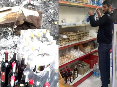 Алматыда полиция заңсыз алкоголь өнімдерін сатқан жерлерді анықтады