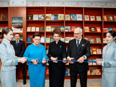 Қазақстан Ұлттық кітапханасында эстон әдебиеті бұрышы ашылды