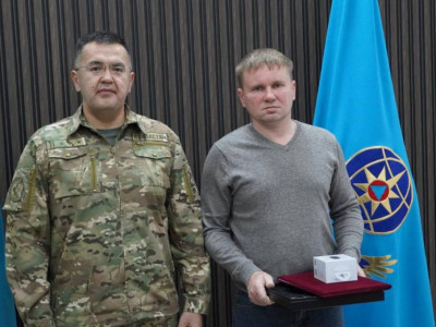 3 баланы құтқарып қалған Көкшетау тұрғыны марапатқа ие болды