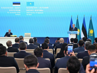 Қасым-Жомарт Тоқаев пен Алар Карис Қазақстан – Эстония бизнес форумында сөз сөйледі