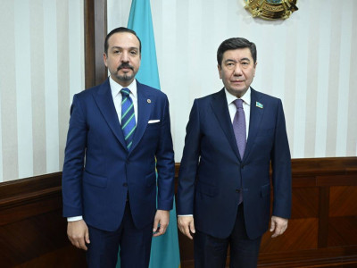 Мәжіліс спикері Түркияның Әділет және даму партиясы төрағасының орынбасарын қабылдады