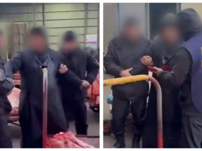 Астана базарында сапасы белгісіз ет өнімдерін сатпақ болғандар ұсталды