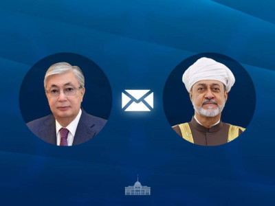 Президент Оман Сұлтанына құттықтау жеделхатын жолдады