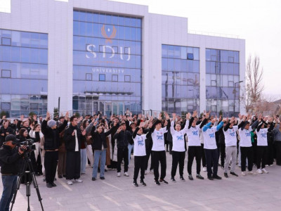 «Чемпиондық Рух»: Алматы облысының жастары танымал спортшылармен бірге жаттықты