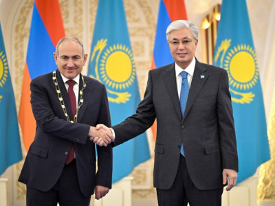 Мемлекет басшысы Армения Премьер-министрін «Алтын Қыран» орденімен марапаттады