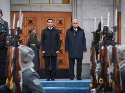 Қазақстанға мемлекеттік сапармен Түрікменстан президенті келді