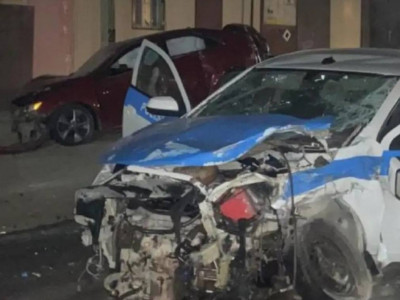 Маңғыстауда полиция көлігі жол апатына ұшырады (ВИДЕО)