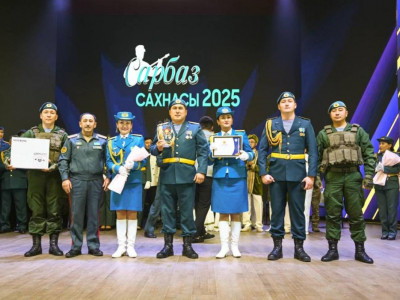 «Сарбаз сахнасы – 2025» фестивалінің жеңімпаздары марапатталды