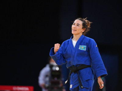 Дзюдошы Әбиба Әбужақынова Абу-Дабидегі Grand Slam турнирінде қола жүлдегер атанды