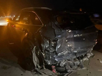 Астанада төрт көлік соқтығысып, үш адам зардап шекті