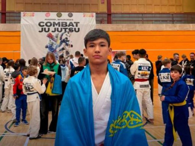 Қазақстандық спортшы джиу-джитсудан халықаралық жарыста топ жарды