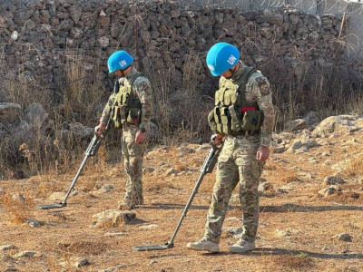 Қазақстандық бітімгерлер Голан жоталарында мыңнан астам қауіпті затты жойды