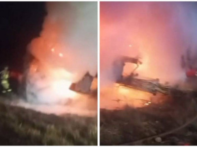 Астана маңындағы ауылда автобус экскаваторға соғылып, бірнеше адам ауыр жарақат алды