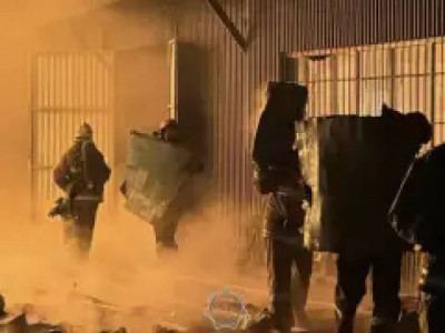 Алматыда қоймадан өрт шықты