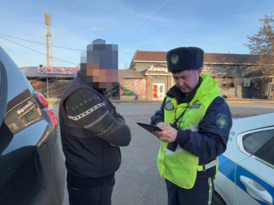 Оралда жол ережесін 44 рет бұзған жүргізуші ұсталды
