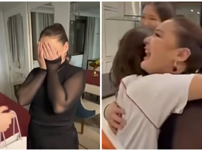 «Айтарға сөзім жоқ»: Мөлдір Мұқановаға балалары қымбат сыйлық берді (ВИДЕО)