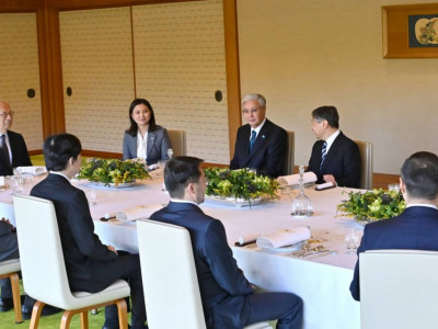 Қасым-Жомарт Тоқаевтың құрметіне жапон императорының атынан ресми қабылдау өтті