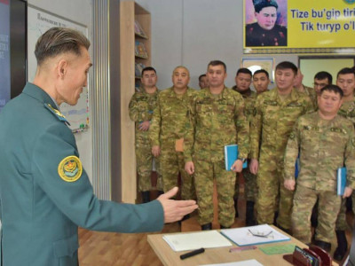Құрлық әскерлерінің әскери институтында Бауыржан Момышұлы атындағы оқу сыныбы ашылды