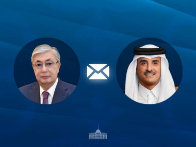 Президент Қатар Әміріне құттықтау жеделхатын жолдады