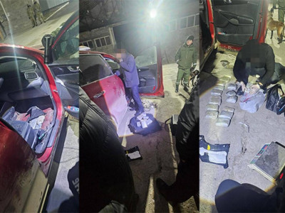 «999» таңбасы бар: Жамбыл облысындағы шекарада тыйым салынған заттар тәркіленді