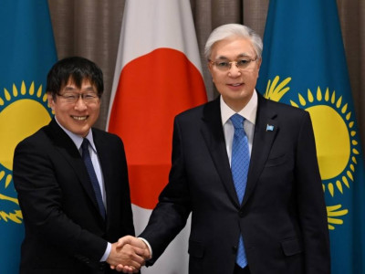 Мемлекет басшысы JOGMEC төрағасы Ичиро Такахаруды қабылдады