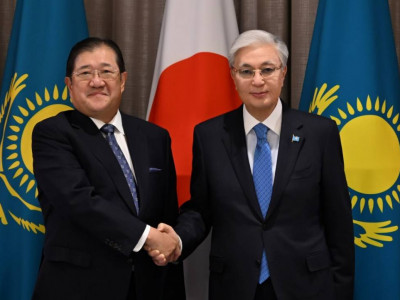 Президент Mitsui компаниясы директорлар кеңесінің төрағасымен сөйлесті