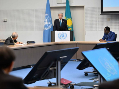 Қасым-Жомарт Тоқаев: Жаһандық қауіпсіздік жүйесін ядролық қарумен ұстап тұруға болмайды