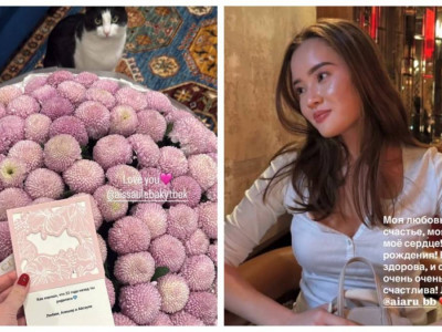 «Бақытты бол»: Баян Алагөзова екінші қызына жүрекжарды жазба арнады