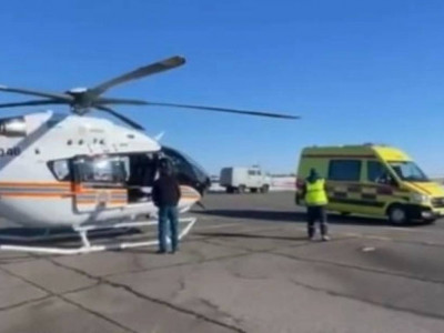 ШҚО-да жүкті әйел тікұшақпен ауруханаға жеткізілді