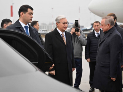 Қасым-Жомарт Тоқаев Санкт-Петербург қаласына барды