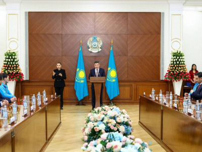 Сурдлимпиада ойындарының жүлдегерлері мемлекеттік наградалармен марапатталды