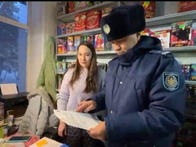 СҚО-да қауіпті пиротехникалар тәркіленді