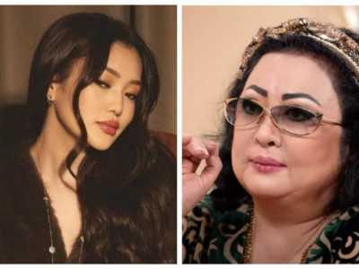 Ерке Есмахан Мақпал Жүнісоваға бағалы сыйлық тарту етті (ВИДЕО)