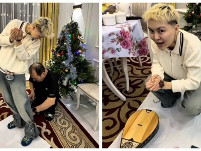 Әнші Гүлмира Ізбасқан 30-дан асқан жасында тұсауын кестірді (ВИДЕО)