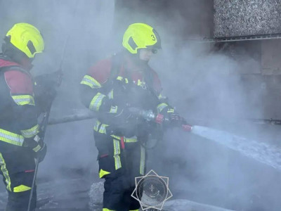 Алматыда пәтер өртеніп, бір адам құтқарылды