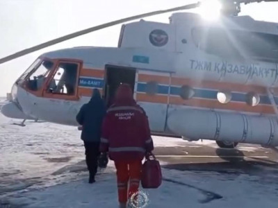 ТЖМ тікұшағымен нәресте орталық ауруханаға жедел жеткізілді