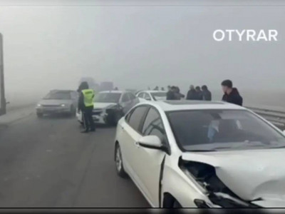 Шымкент – Алматы жолында бірнеше көлік апатқа ұшырады