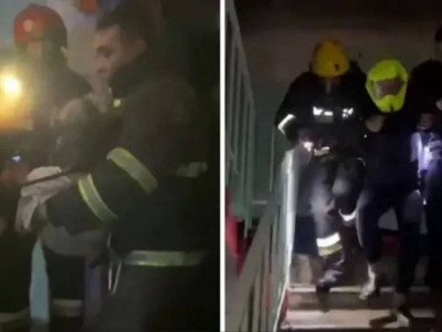 Улы түтін пайда болған: Алматыда тұрғын үйде болған өрт кезінде екі әйел құтқарылды