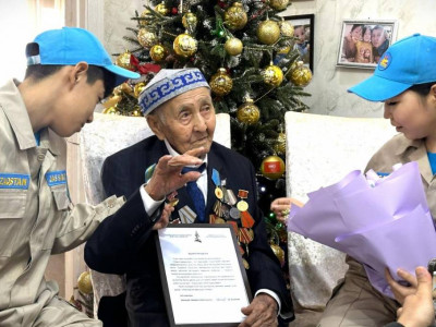 Жетісу облысында тұратын жалғыз ардагер 102 жасқа толды