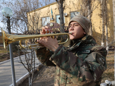 Ұлттық ұланның сарбазы әскери қызметте арманына қол жеткізді