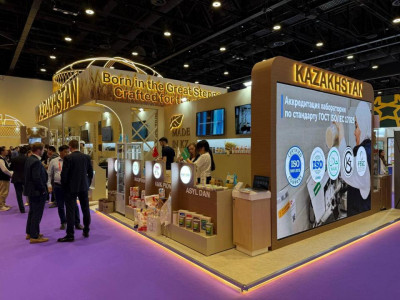 Маңғыстаудың сүт өнімдері Біріккен Араб Әмірлігінде таныстырылды