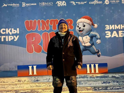 Ақтауда 67 жастағы тұрғын 5 шақырым қашықтықты жарты сағатта жүгіріп өтті