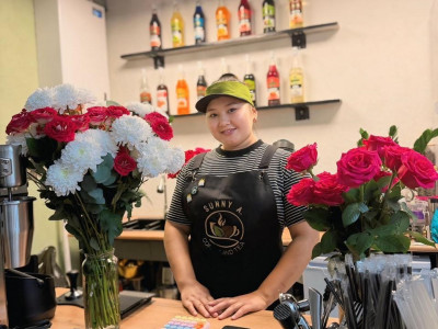 Ауылда қаладан кем емес заманауи кофехана ашқан жас кәсіпкер