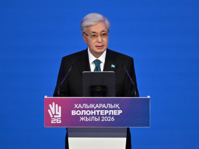 Президент Қасым-Жомарт Тоқаев Волонтерлер форумында сөз сөйледі