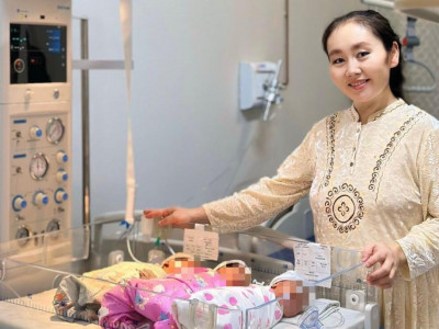 Алматыда үшем дүниеге келді