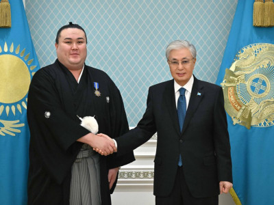 Президент сумошы Ерсін Балтағұлды «Барыс» орденімен марапаттады