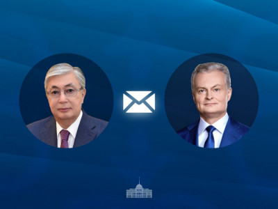Мемлекет басшысы Литва Президентіне құттықтау жеделхатын жолдады