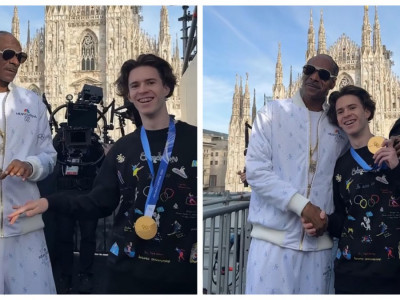 Михаил Шайдоров әйгілі рэпер Snoop Dogg-пен жолықты (ВИДЕО)